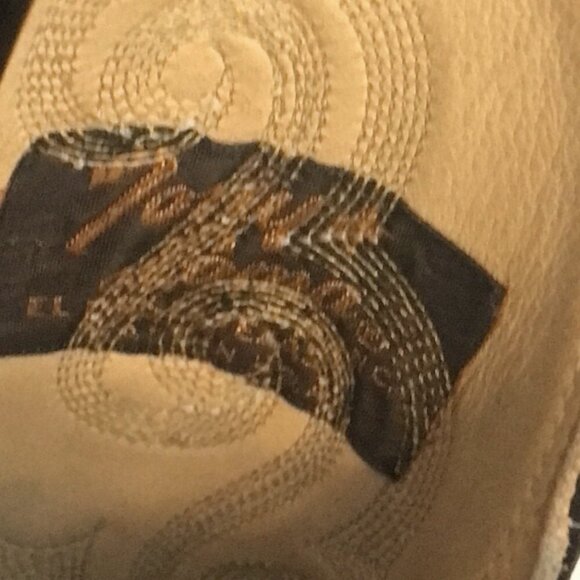 Tony Lama Boots Womens Size 6 Black Tan Snakeskin Western Cowboy Leather 3114 - Picture 11 of 14